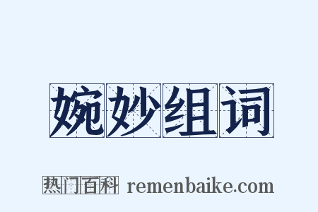 婉妙组词是什么意思的图片